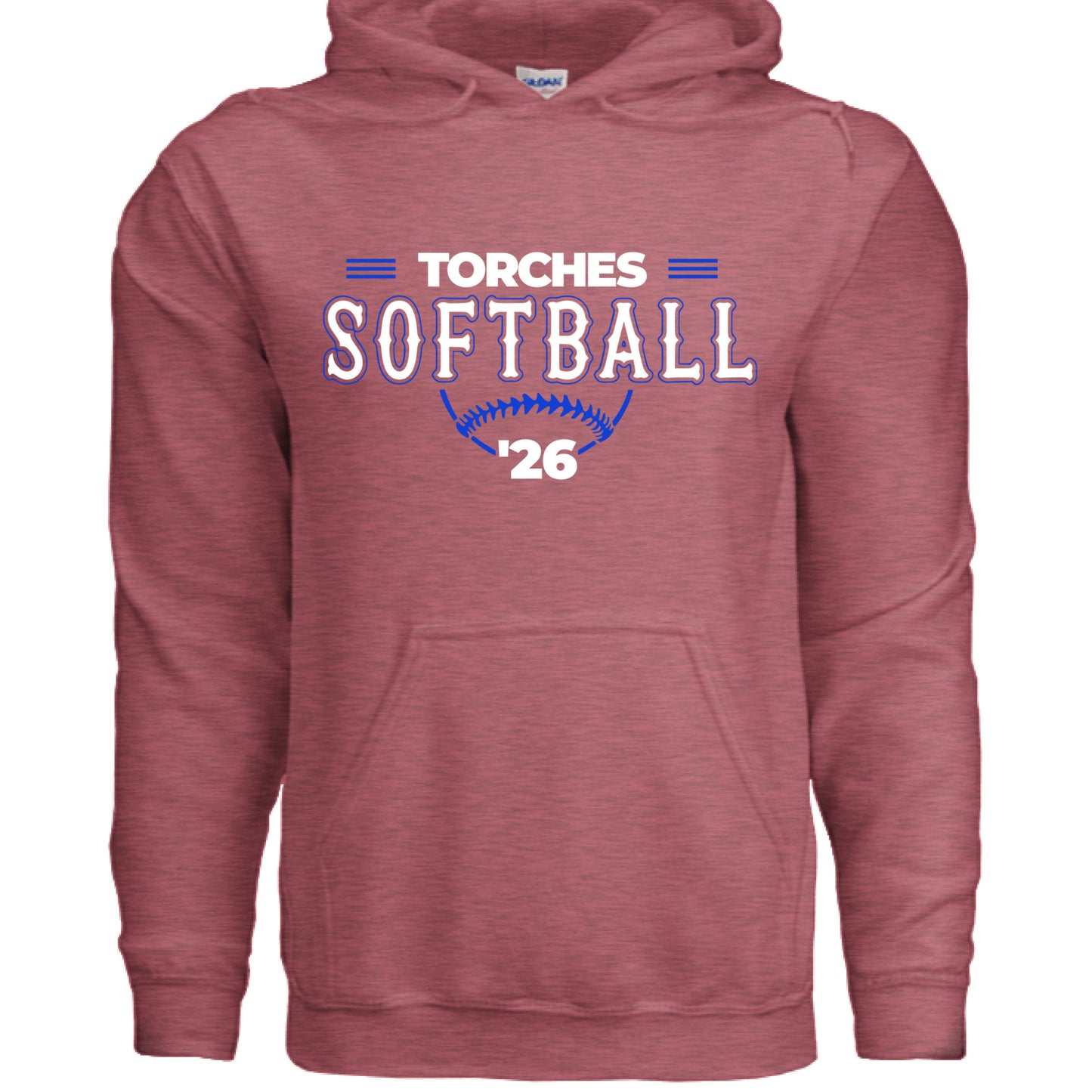 Heather Sport Scarlet Red - FRONT